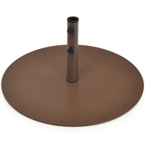 Load image into Gallery viewer, 29.5 Inch Outdoor Steel Umbrella Base Stand for Backyard and Poolside
