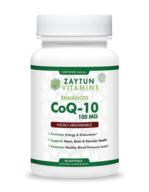 Load image into Gallery viewer, Halal CoQ 10 Softgels by Zaytun Vitamins
