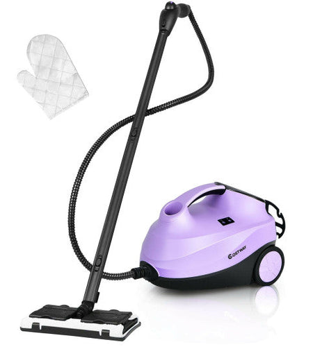 2000W Heavy Duty Multi-purpose Steam Cleaner Mop with Detachable Handheld Unit-Purple