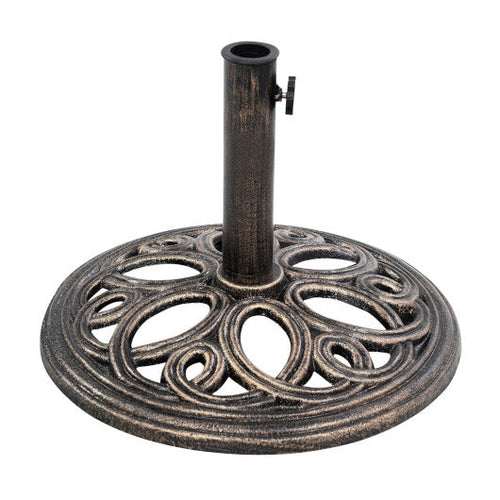 Load image into Gallery viewer, 23 Pounds 17 3/4 Inch Round Umbrella Base Stand
