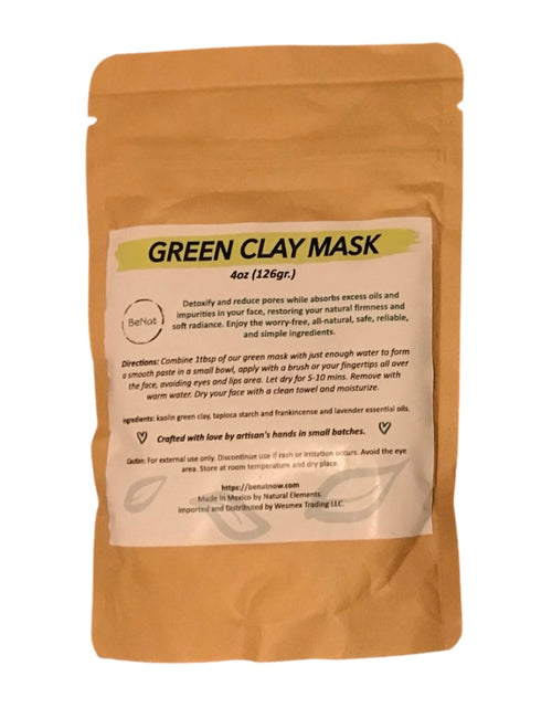 Load image into Gallery viewer, Green Clay Mask by BeNat
