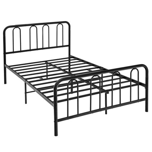 Load image into Gallery viewer, Full/Queen Size Metal Bed Frame with Headboard and Footboard-Full Size
