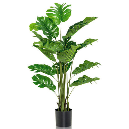 Load image into Gallery viewer, 5 Feet Artificial Tree Faux Monstera Deliciosa Plant for Home Indoor and Outdoor
