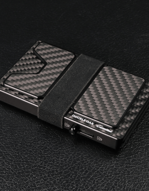 Load image into Gallery viewer, Carbon Fiber TRAK Wallet (No Tracker Card)
