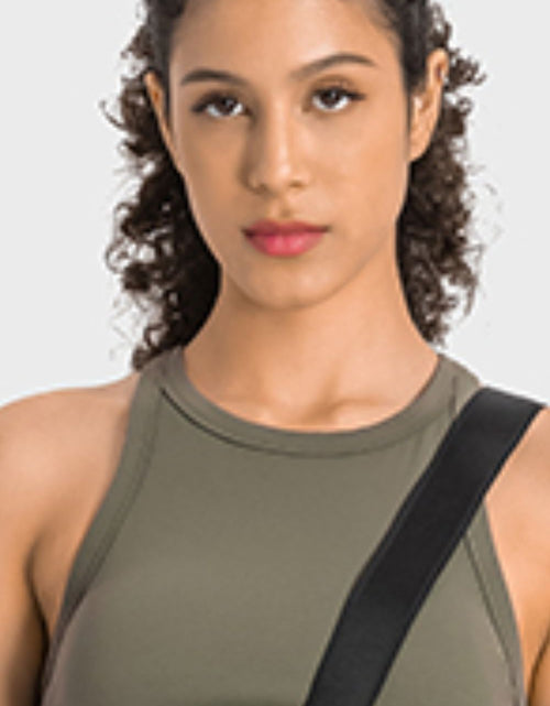 Load image into Gallery viewer, Millennia Racerback Cropped Sports Tank
