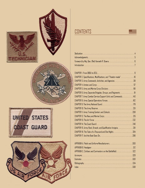 Load image into Gallery viewer, Desert Uniforms, Patches, and Insignia of the US Armed Forces by Schiffer Publishing
