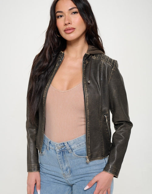Load image into Gallery viewer, Coalition LA Zip Up Hooded Jacket
