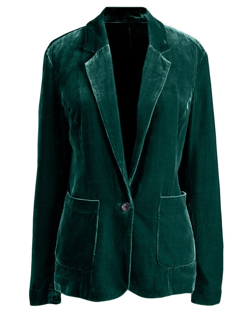 Load image into Gallery viewer, Pocketed Button Up Lapel Collar Blazer
