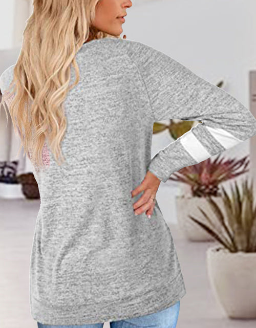 Load image into Gallery viewer, V-Neck Raglan Sleeve T-Shirt
