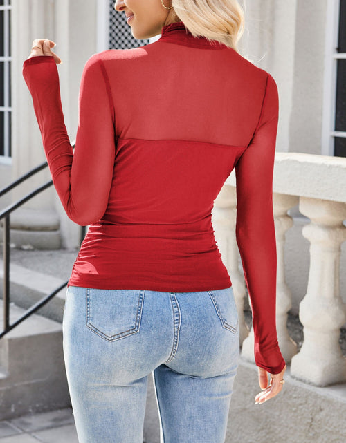 Load image into Gallery viewer, Lovelet Mock Neck Long Sleeve Top
