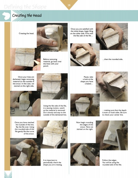 Load image into Gallery viewer, Carving a Sitting Bear in Soapstone by Schiffer Publishing
