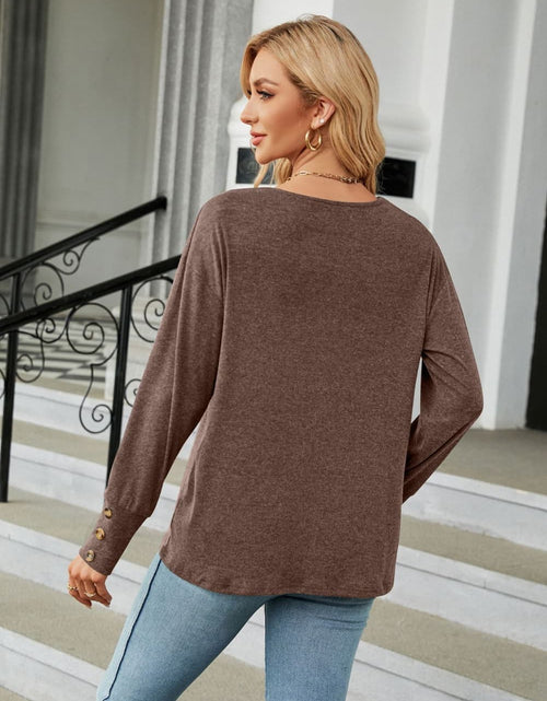 Load image into Gallery viewer, V-Neck Long Sleeve T-Shirt
