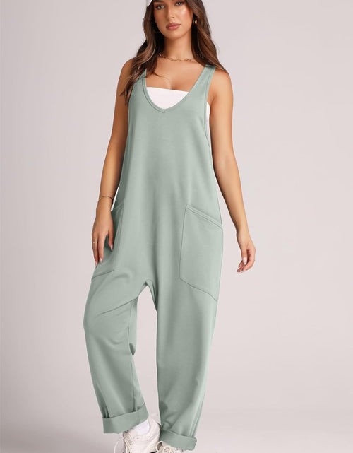 Load image into Gallery viewer, Lovelet Wide Strap Jumpsuit with Pockets
