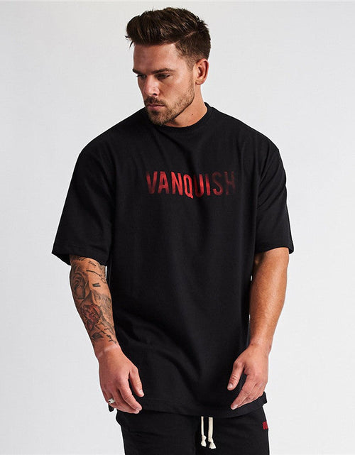 Load image into Gallery viewer, Men's Plus Size Round Neck Half Sleeve T-Shirt
