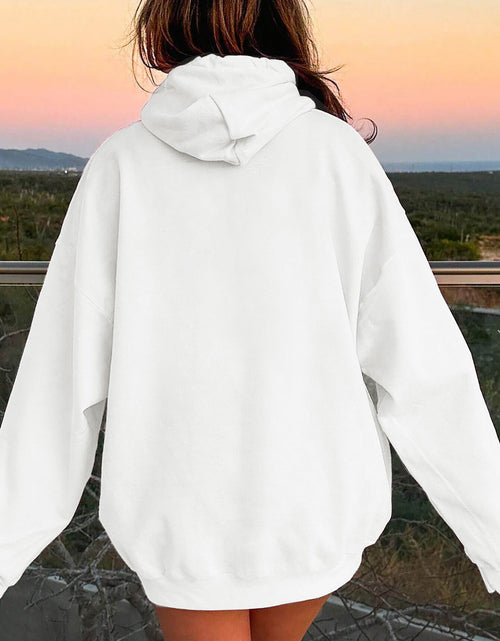 Load image into Gallery viewer, Drawstring Dropped Shoulder Hoodie
