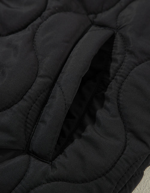Load image into Gallery viewer, Drawstring Zip Up Hooded Vest Coat
