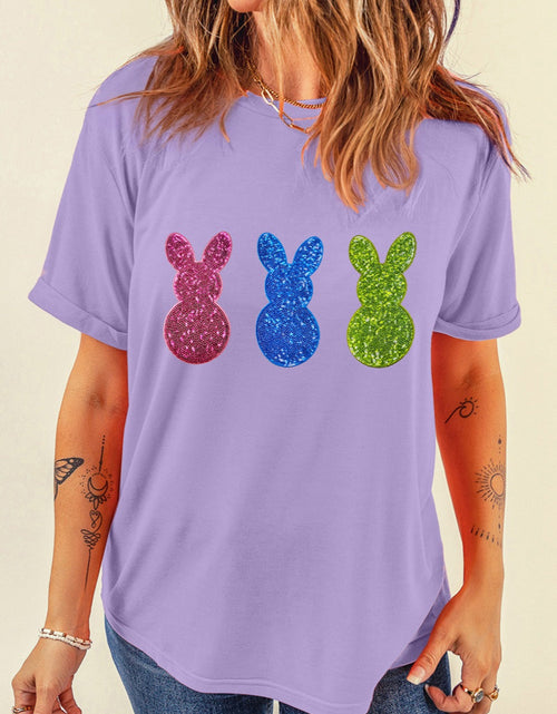 Load image into Gallery viewer, Shiny Bunny Short Sleeve T-Shirt
