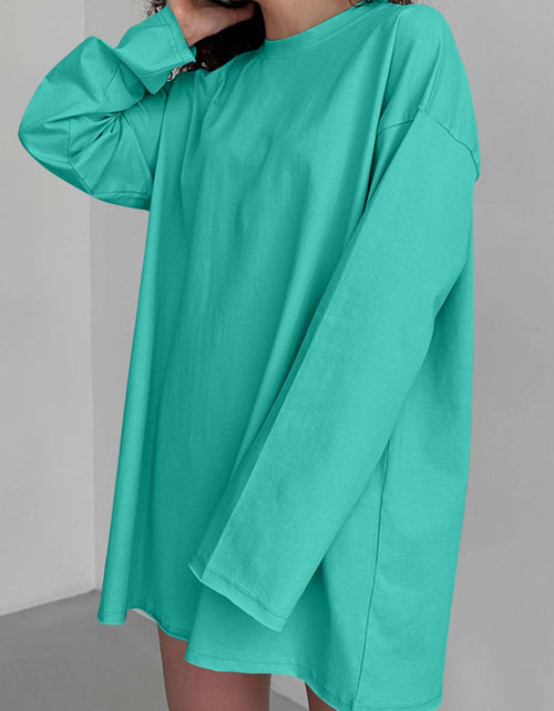 Load image into Gallery viewer, Round Neck Long Sleeve T-Shirt
