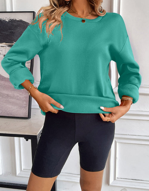 Load image into Gallery viewer, Ivy Lane Round Neck Long Sleeve Sweatshirt
