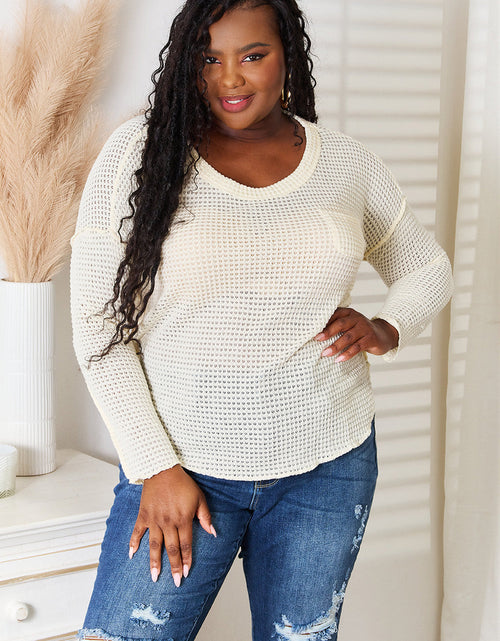 Load image into Gallery viewer, Culture Code Full Size Scoop Neck Patch Pocket Top
