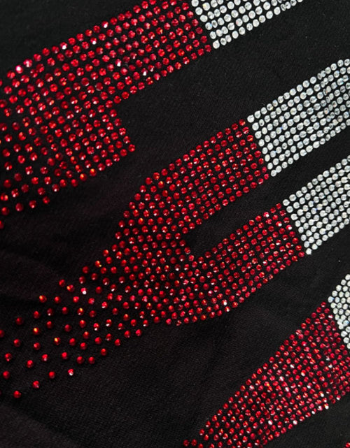 Load image into Gallery viewer, Rhinestone LOVE Round Neck Long Sleeve Sweatshirt
