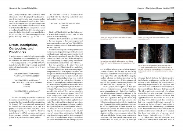 History of the Mauser Rifle in Chile by Schiffer Publishing