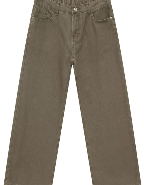 Load image into Gallery viewer, Men's Half Elastic Waist Jeans with Pockets
