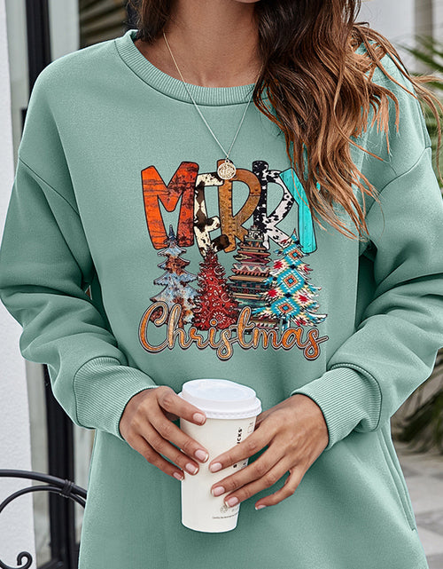 Load image into Gallery viewer, MERRY CHRISTMAS Graphic Sweatshirt
