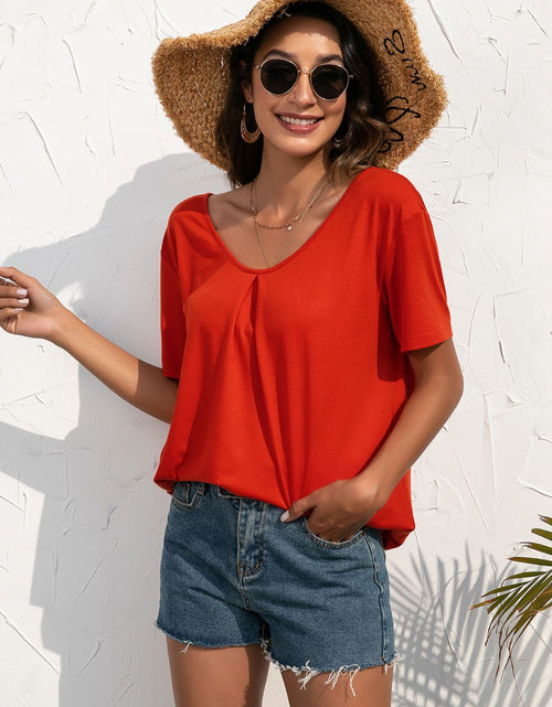 Load image into Gallery viewer, Ivy Lane Lace Trim Short Sleeve Top
