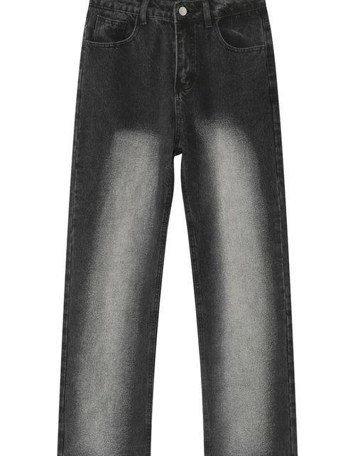 Load image into Gallery viewer, Men's Washed Straight Leg Jeans
