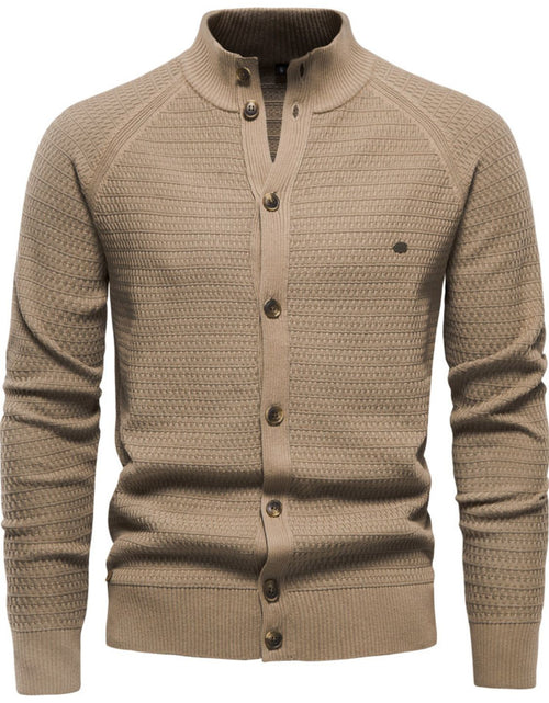 Load image into Gallery viewer, Men's Button Down Long Sleeve Cardigan
