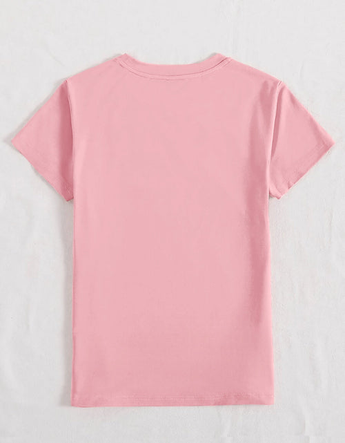 Load image into Gallery viewer, Rabbit Round Neck Short Sleeve T-Shirt
