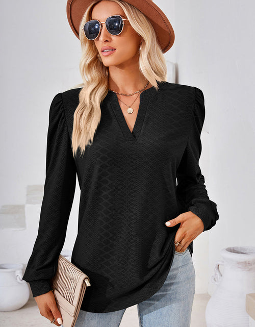 Load image into Gallery viewer, Notched Long Sleeve T-Shirt
