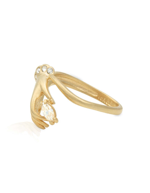 Load image into Gallery viewer, Vintage Austrian Crystals 18k Yellow Gold Matte or Polished Finish Made in USA by PVD Vintage Jewelry
