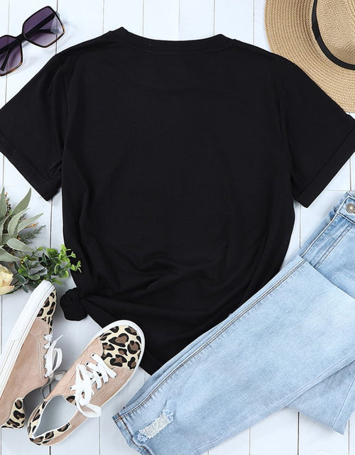 Load image into Gallery viewer, Sequin Bunny Doll Short Sleeve T-Shirt
