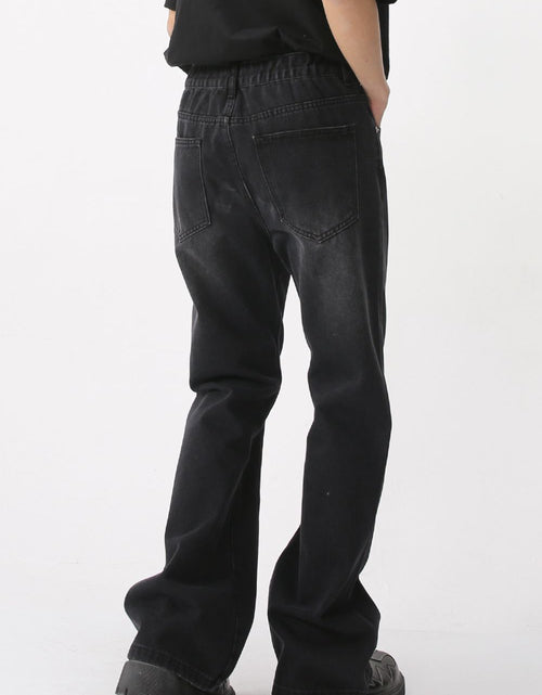Load image into Gallery viewer, Casual Mid-Rise Elasticated Waistband Jeans
