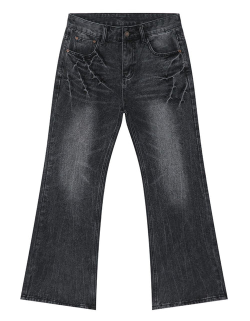 Load image into Gallery viewer, Lightning Burst Bootcut Jeans
