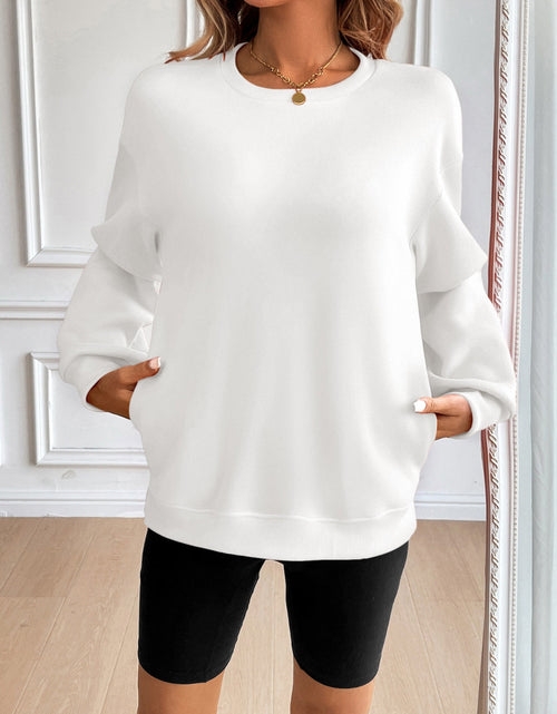 Load image into Gallery viewer, Ivy Lane Round Neck Long Sleeve Sweatshirt
