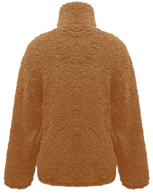 Load image into Gallery viewer, Fuzzy Turtleneck Long Sleeve Sweatshirt
