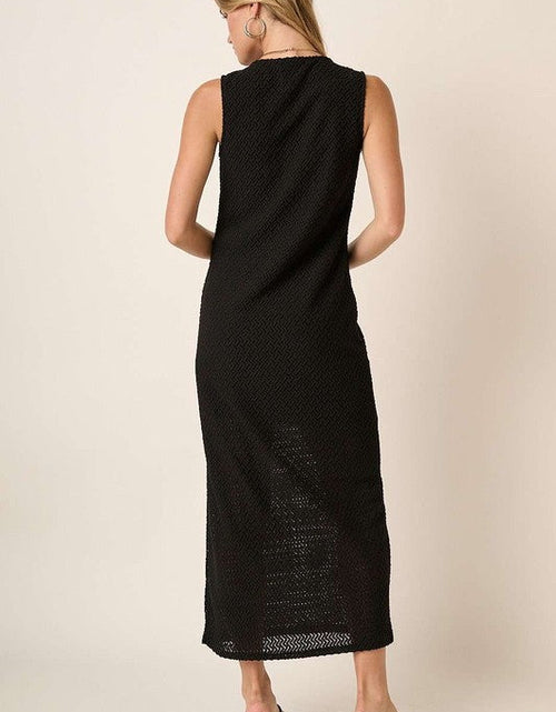 Load image into Gallery viewer, Mittoshop Side Slit Round Neck Sleeveless Dress
