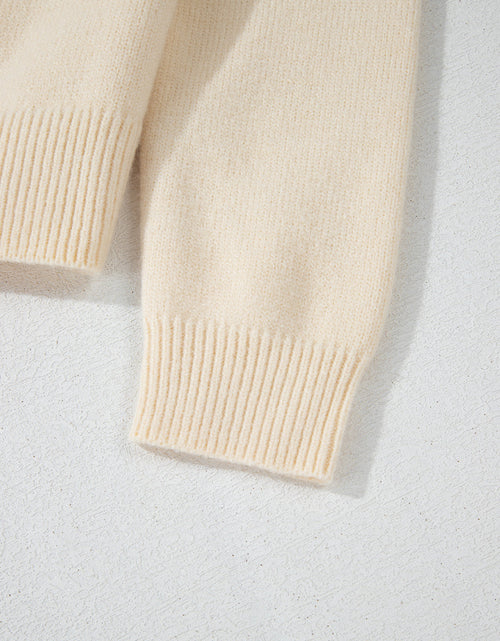 Load image into Gallery viewer, Bowknot Front V Neck Long Sleeve Cardigan
