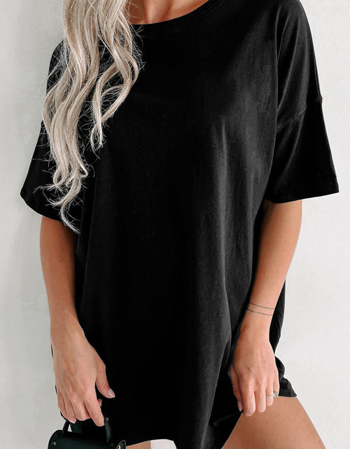 Load image into Gallery viewer, Round Neck Short Sleeve T-Shirt
