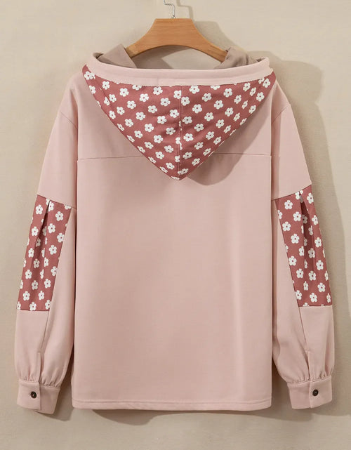 Load image into Gallery viewer, Drawstring Star Long Sleeve Hoodie
