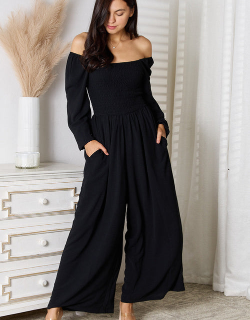 Load image into Gallery viewer, Double Take Square Neck Jumpsuit with Pockets
