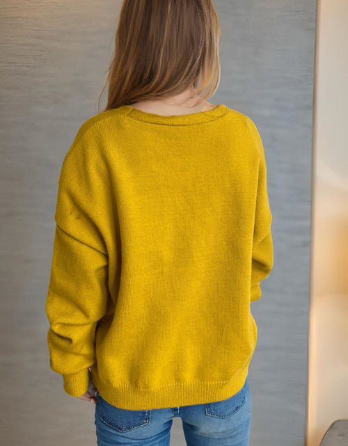 Load image into Gallery viewer, Daisy Button Up V-Neck Cardigan
