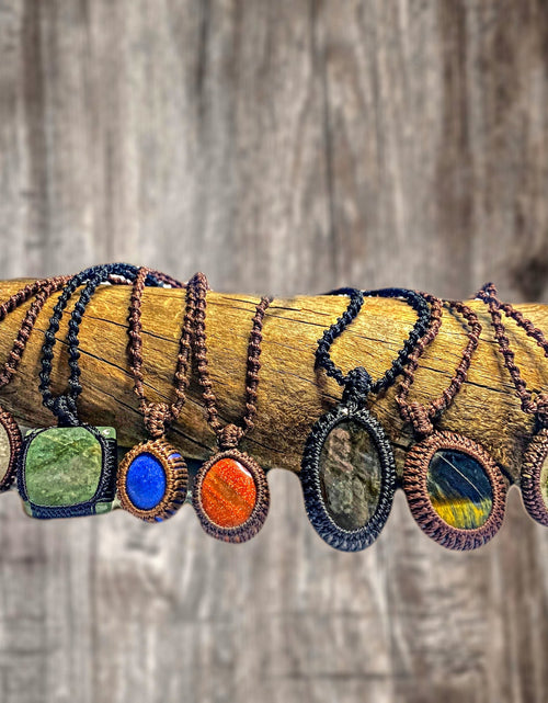 Load image into Gallery viewer, Assorted Semi Precious Stone Necklaces by Manifestie
