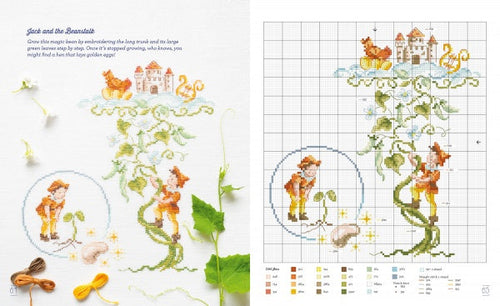 Load image into Gallery viewer, Fables &amp; Fairy Tales to Cross Stitch by Schiffer Publishing
