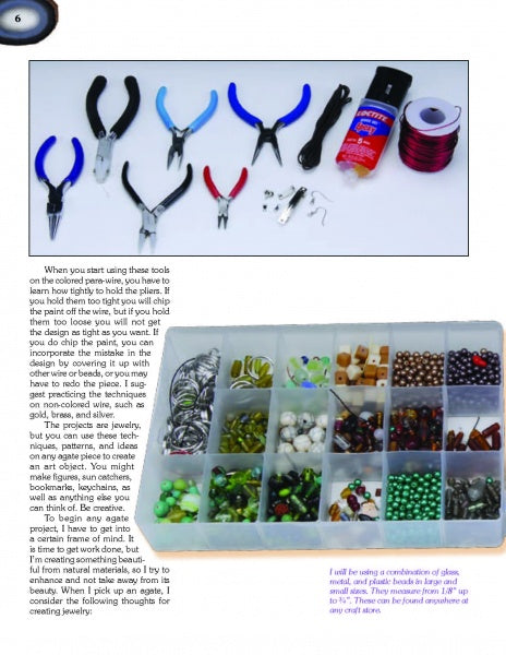 Load image into Gallery viewer, Beads &amp; Agate Jewelry To Create Yourself by Schiffer Publishing
