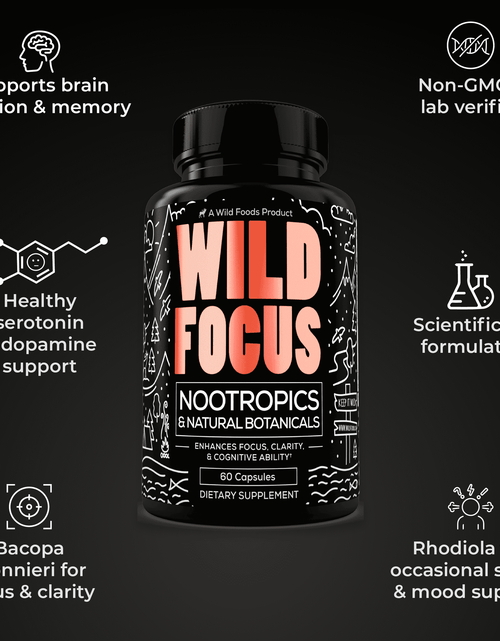 Load image into Gallery viewer, Wild Focus Nootropic Blend by Wild Foods
