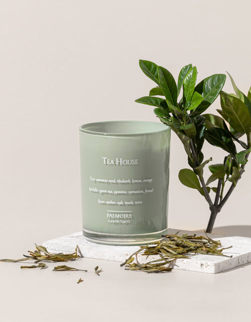 Load image into Gallery viewer, Tea House Soy Wax Candle by PALMOIRE
